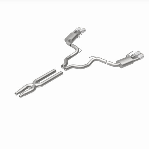 MagnaFlow SYS Cat-Back 2018 Ford Mustang GT 5.0L Competition Dual Exit Polished 4in Tips - 19368