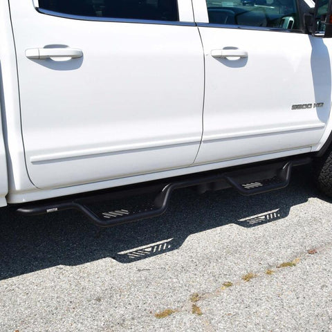Westin 04-13 Chevrolet Silverado Outlaw Drop Nerf Step Bar - Textured Black - 20-11955