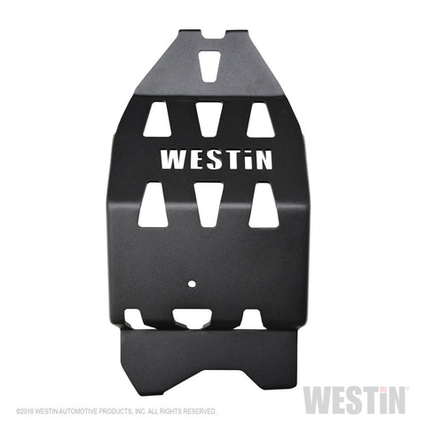 Westin/Snyper 18-21 Jeep Wrangler JL Oil Pan Skid Plate - Textured Black - 42-21095