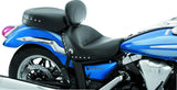 Mustang 09-17 Yamaha V-Star 950, 950 Tourer Std Touring 2PC Seat w/Driver Backrest Studs - Black - 79570