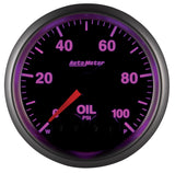 Autometer Elite 52mm Oil Pressure Peak and Warn Gauge w/ Electonic Control - 5652