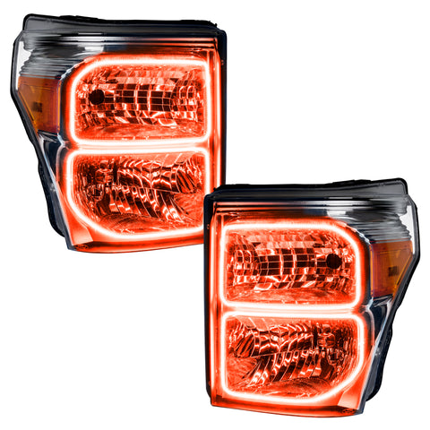 Oracle 11-16 Ford F250/350 LED HL - ColorSHIFT w/ 2.0 Controller - 8158-333