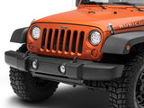 Raxiom 97-18 Jeep Wrangler TJ/JK Axial Spider LED Headlight w/ Amber DRL- Chrome Hsng (Clear Lens) - J108047
