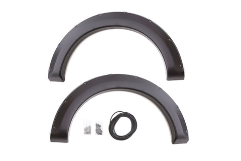 Lund 04-08 Ford F-150 (No Stepside) RX-Rivet Style Smooth Elite Series Fender Flares - Black (2 Pc.) - RX310SB