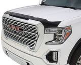 AVS 19-22 GMC Sierra 1500 Aeroskin Low Profile Hood Shield - Smoke - 322167