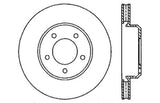 StopTech 05-13 Chrysler300/300C / 09-12 Dodge Challenger Front Right Drilled & Slotted Rotor - 127.63059R