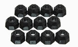 Energy Suspension Universal Black 12mm Taper Dia Octagon Tie Rod Dust Boots (BOX of 12) - 9.13110G