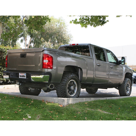 Banks Power 07-10 Chevy 6.6L LMM ECSB-CCLB Monster Exhaust System - SS Single Exhaust w/ Chrome Tip - 47784
