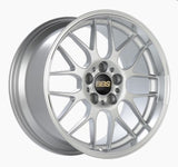 BBS RG-R 19x9.5 5x114.3 ET22 Sport Silver Polished Lip Wheel -82mm PFS/Clip Required - RG771HSP