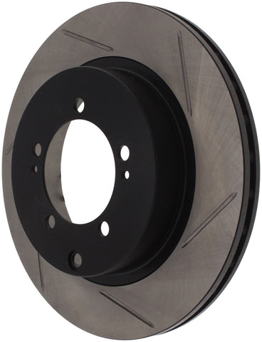 StopTech Power Slot 03-06 Evo 8 & 9 Slotted Left Rear Rotor - 126.46065SL