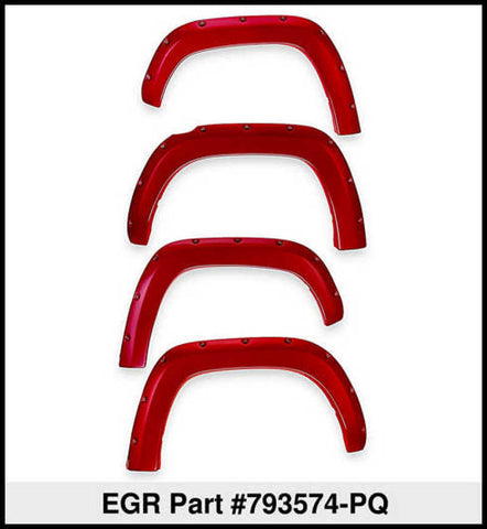 EGR 2018 Ford F150 Bolt-On Look Color Match Fender Flares - Set - Race Red - 793574-PQ