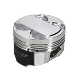 Manley Mitsubishi 4B11 86.5mm Bore 9.0:1 CR -5cc Dish Turbo Tuff Piston Set w/ Rings - 614205CE-4