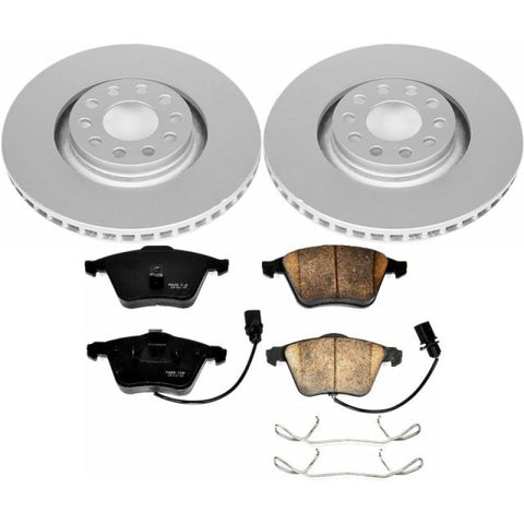 Power Stop 02-04 Audi A6 Quattro Front Z23 Evolution Sport Coated Brake Kit - CRK891