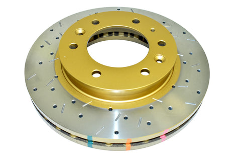 DBA 2010+ Ford Ranger 4000 XS Cross-Drilled & Slotted Series Front Rotor - 42132XS