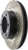 StopTech 00-06 Toyota Tundra / 01-07 Toyota Sequoia Front Right Slotted & Drilled Rotor - 127.44118R