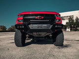 Road Armor 15-19 Chevy 2500 SPARTAN Front Bumper Bolt-On Pre-Runner Guard - Tex Blk - 3152XFPRB