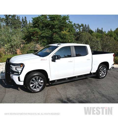 Westin 2019 Chevrolet Silverado/Sierra 1500 Crew Cab (5.5ft) R5 Modular Nerf Step Bars - Black - 28-534685