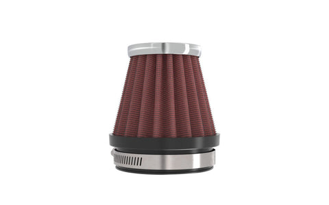 K&N Universal Chrome Filter 2.125 in Flange ID / 3in Base OD / 2in Top OD / 2.75in Height - RC-2340