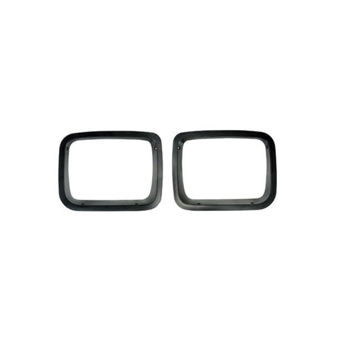 Rugged Ridge Headlight Bezels Black 87-95 Jeep Wrangler YJ - 12419.24