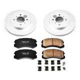 Power Stop 02-07 Mitsubishi Lancer Front Z17 Evolution Geomet Coated Brake Kit - CRK1215