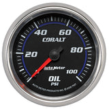 Autometer Cobalt 66mm 0-100 PSI Oil Pressure Gauge - 7921