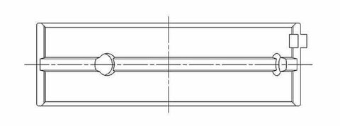 ACL Renault 4 1764/1998cc Race Series Engine Crankshaft Main Bearing Set - 5M7807HX-STD