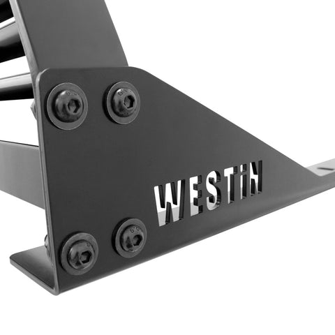 Westin 1999-2018 Chevrolet/Ford/GMC/Toyota Silverado/Sierra 1500/2500/3500 HD Headache Rack - Black - 57-8025