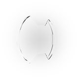 KC HiLiTES SlimLite 8in. LED Light Shield (Shield Only) - Clear - 5207
