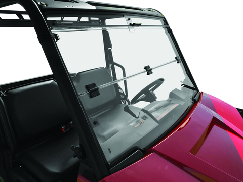 QuadBoss 17-21 Polaris Ranger 500 Windbreak Folding Windshield - 375783