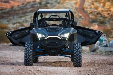 PRP Polaris RZR PRO XP/PRO R/Turbo R Front Door Bags with Knee Pad (Pair) - E97-210