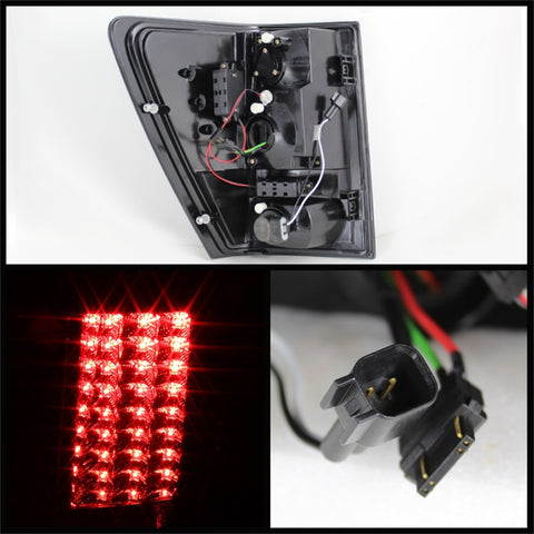 Spyder Jeep Grand Cherokee 07-10 LED Tail Lights Smoke ALT-YD-JGC07-LED-SM - 5070227
