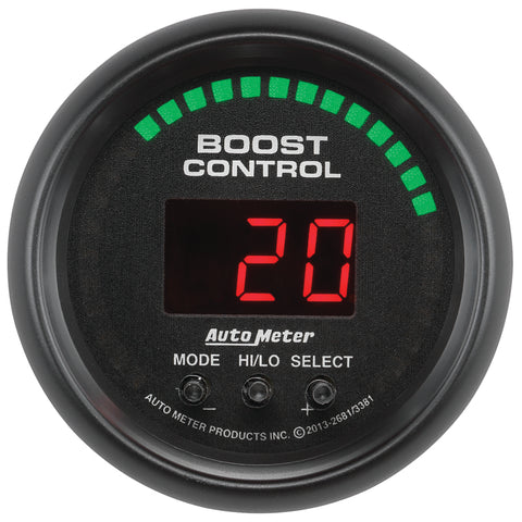 Autometer Z-Series/ES 52mm 30inHG/30psi Digital Boost Controller - 2681