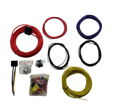 Kleinn 10 Gauge Compressor Wiring Kit/ 40A Relay/ 26 ft w/ AGU Fuse Holder - 6858