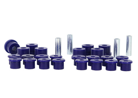 SuperPro 1986-1993 Suzuki Samurai JA Suzuki Samurai Front & Rear Leaf Spring & Shackle Bushing Kit - KIT068K