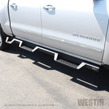 Westin 07-18 Chevrolet Silverado 1500 CC 5.5ft Bed HDX Drop W2W Nerf Step Bars - Tex. Blk - 56-534565