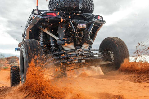 Elektric Offroad 2017+ Can Am Maverick X3 Volt Billet Radius Rods Anodized Clear (RS 72In Model) - SUS210001-C