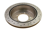 DBA 07+ Toyota Landcruiser 200 Series Rear Cross Drilled & Slotted Street Series Rotor - DBA2723X