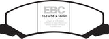 EBC 08-09 Buick Allure (Canada) 5.3 Ultimax2 Front Brake Pads - UD1159