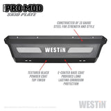 Westin 11-16 Ford F-250/350/450/550 Pro-Mod Skid Plate - Tex. Blk - 58-71205