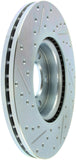 StopTech 07-13 Mazdaspeed3 Sport Slotted & Drilled Front Left Rotor - 227.45078L