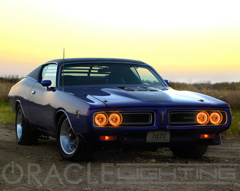 Oracle Pre-Installed Lights 5.75 IN. Sealed Beam - ColorSHIFT Halo - 6904-333