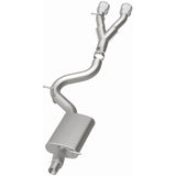 MagnaFlow 12-13 VW Golf L4 2.0L Turbocharged Dual Center Rear Exit Stainless Cat Back Perf Exhaust - 15156