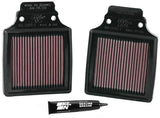 K&N 00-06 Kawasaki ZX12R Ninja Replacement Air Filter (2 Per Box) - KA-1299-1