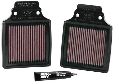 K&N 00-06 Kawasaki ZX12R Ninja Replacement Air Filter (2 Per Box) - KA-1299-1