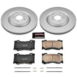 Power Stop 09-13 Infiniti FX50 Front Z17 Evolution Geomet Coated Brake Kit - CRK2915