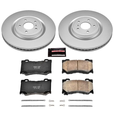 Power Stop 09-13 Infiniti FX50 Front Z17 Evolution Geomet Coated Brake Kit - CRK2915