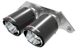 aFe Power Mach Force Xp 4in 304 SS Bolt-On Exhaust Tips Carbon Fiber 14-19 Porsche 911 GT3 3.8L/4.0L - 49C36435-C