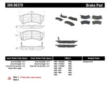 StopTech Performance 93-97 Ford Probe / 93-97 Mazda MX-6/93-02 626 Front Brake Pads - 309.06370