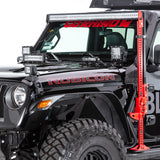 Go Rhino 18-20 Jeep Wrangler JL/JLU/Gladiator JT Light Mount - 6in Q4 Series - 730066T