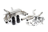 Dinan 19-21 BMW M2 Competition (F87) Free Flow Axleback Exhaust System w/X-Pipe - Black Tips - D660-0082-BLK